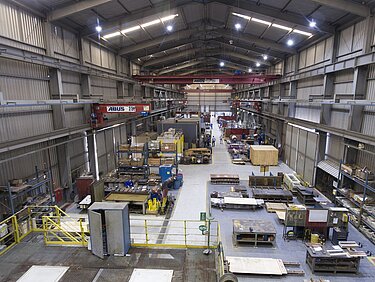 Werkstatt von SMS group Metalurgia do Brasil in Vespasiano.