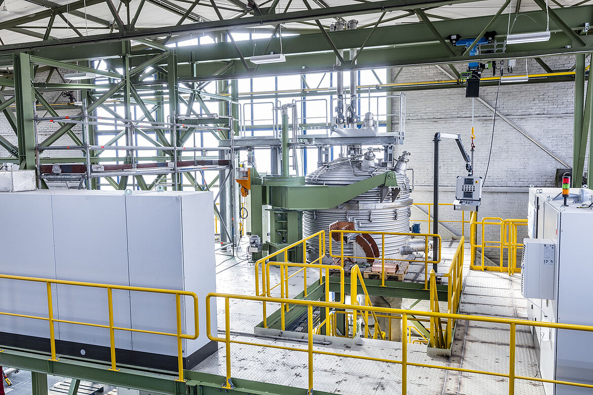 Pilot powder plant during construction SMSgroup Image