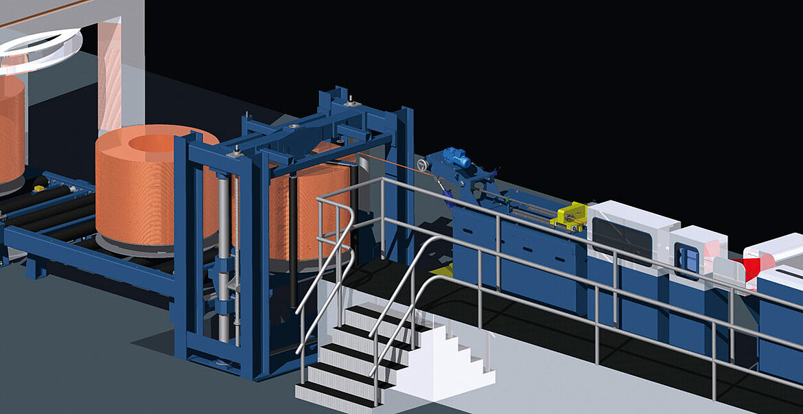 Image - 3D model jumbo coiler Image - 3D model jumbo coiler