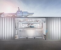 Sunfire Hylink-module for highly efficient hydrogen production using industrial waste heat