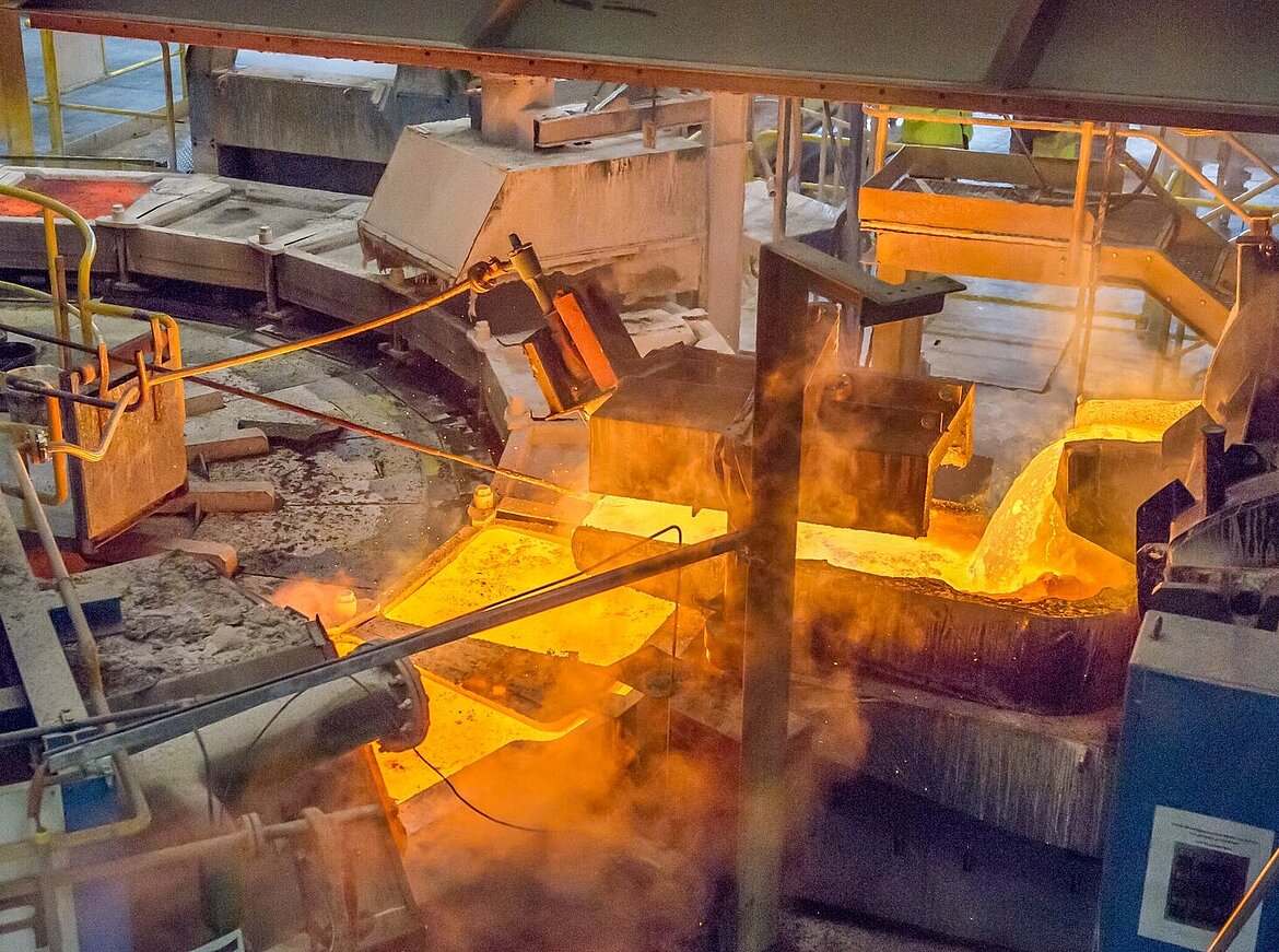 Anode casting wheel Anode casting wheel