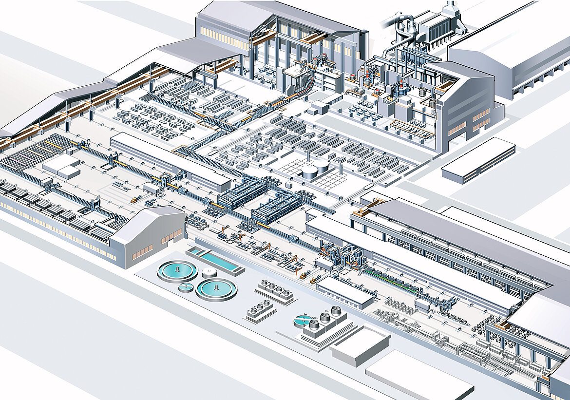 Plant layout Maghreb Steel SMSgroup Image